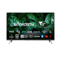 Skyworth 43‑inch FHD Frameless Android TV with Dolby Audio & Chromecast