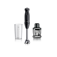 Braun Hand Blender 900 W 2 Speed Control 350 mL Chopper With Measuring beaker Black