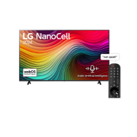 LG 65" Inch NanoCell NANO80T 4K Smart TV AI Magic remote HDR10 webOS24 – 65NANO80T6A (2024)