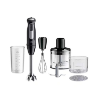 Braun Hand Blender 1000 W 25 level variable speeds and turbo boost With Set of Accessories Black