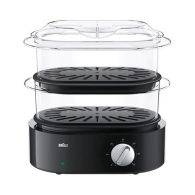 Braun Food Steamer 850 W 2 Tiers Capacity 3.1 L
