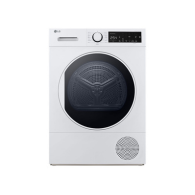 LG Energy Saving Dryer , 8KG , Capable Drying with Heat Pump, White Color