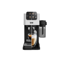 Beko Espresso Coffee Machine 15 Bar 1628W Cup Size Adjustment with Milk Container