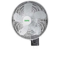 Sona Wall Fan 16 inch 5 Blades and 3 speeds with Remote
