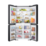 Samsung BESPOKE T Style Black Glass French Door Refrigerator, 602L Net Capacity