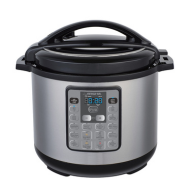 Arshia Digital Pressure Cooker – 11L – 1600W – Stainless Steel – Digital Display – 24-Hour Preset Timer – Auto Keep Warm – Nonstick Inner Pot – Multi-Cooking Functions