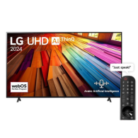 LG 86 Inch UHD UT80 4K Smart TV AI Magic remote HDR10 webOS24